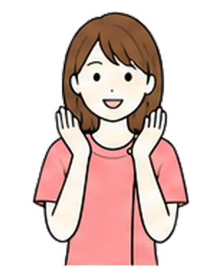 笑顔の歯科医師のイラスト
